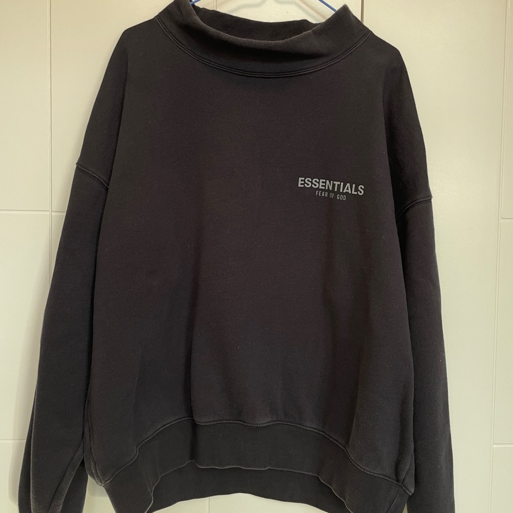 Essentials FOG Mock Neck Sweatshirt Mens